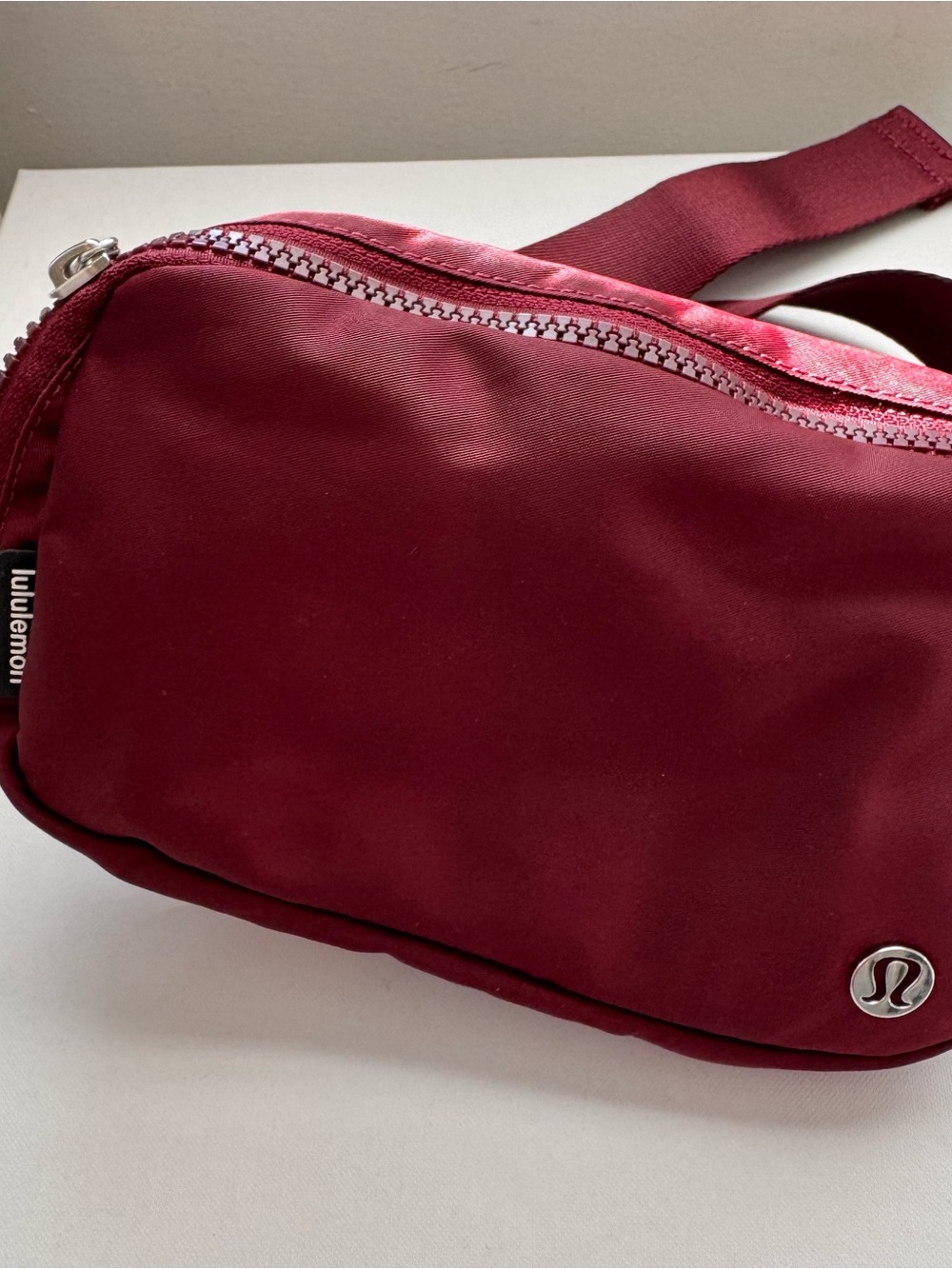 lululemon athletica Burgundy Crossbody Belt Bag